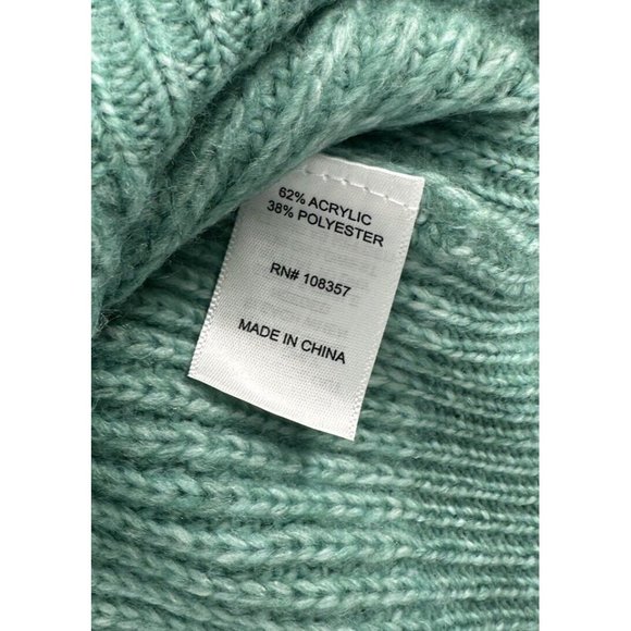 Worthington Petites Crew Neck Sweater Womens Size PL Top Jade Cut Out Detail NEW - Picture 9 of 11